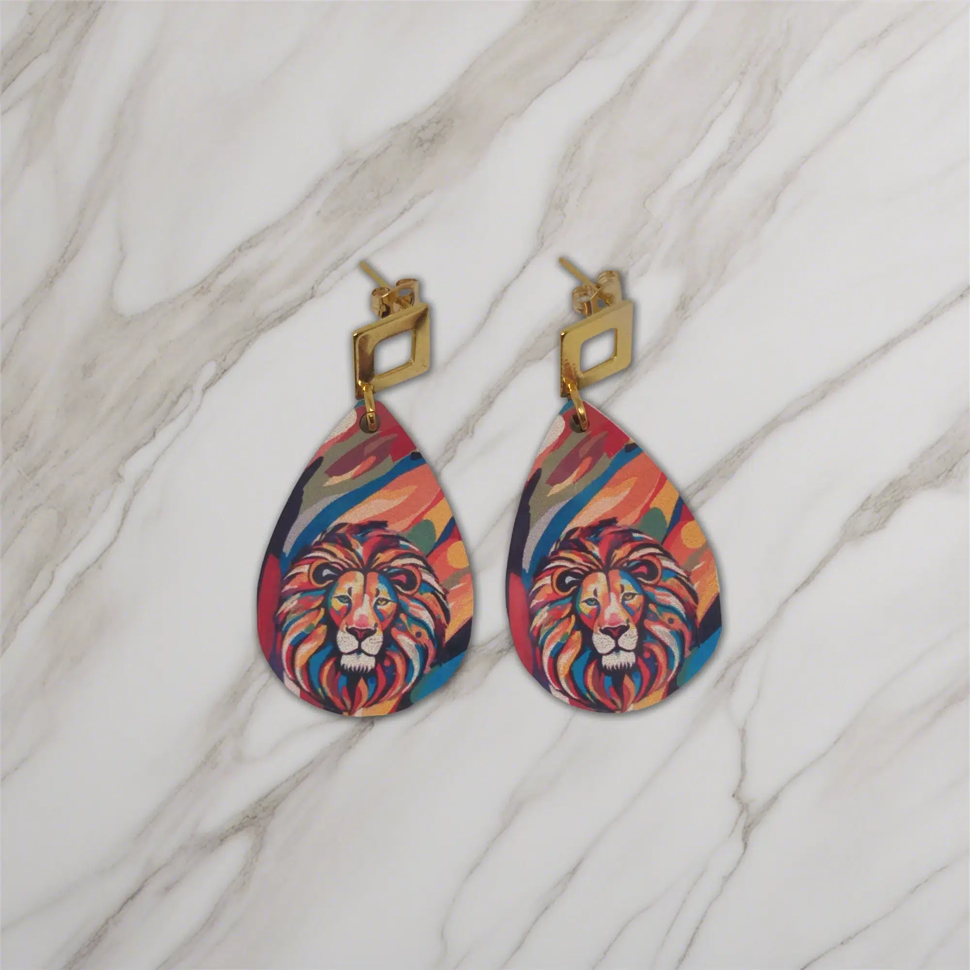 Pendientes originales León 01