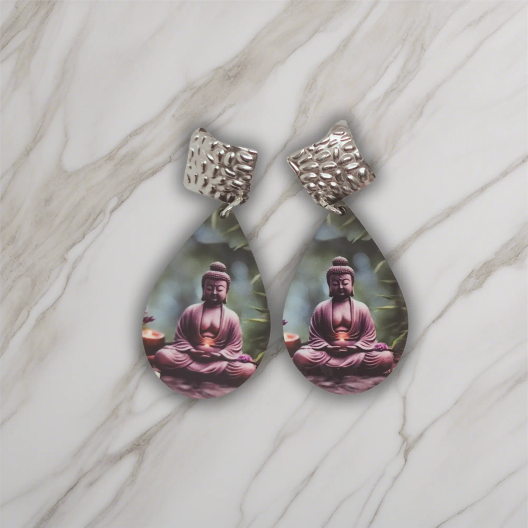 pendientes originales Buda 01-2