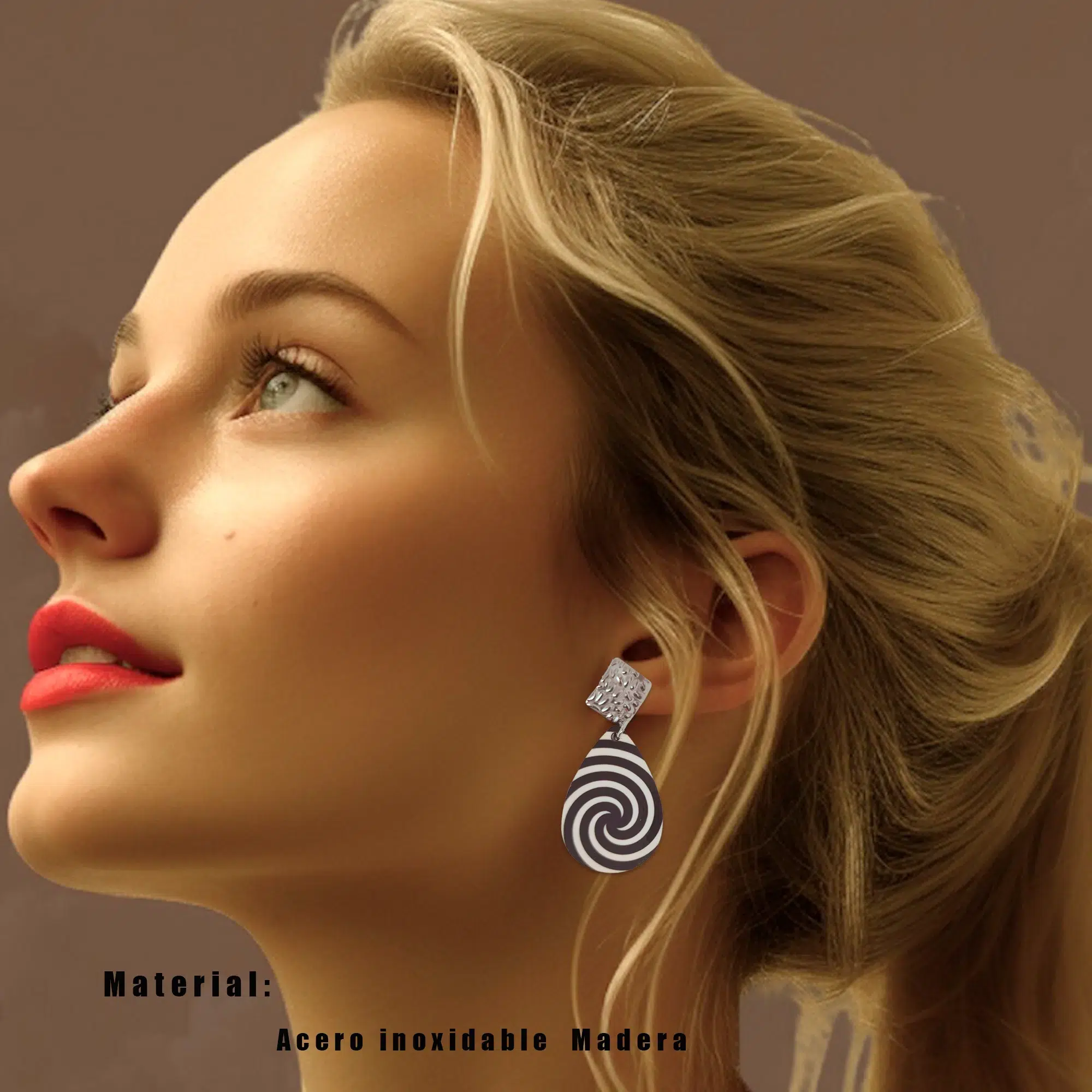 pendientes originales Espiral 01-2