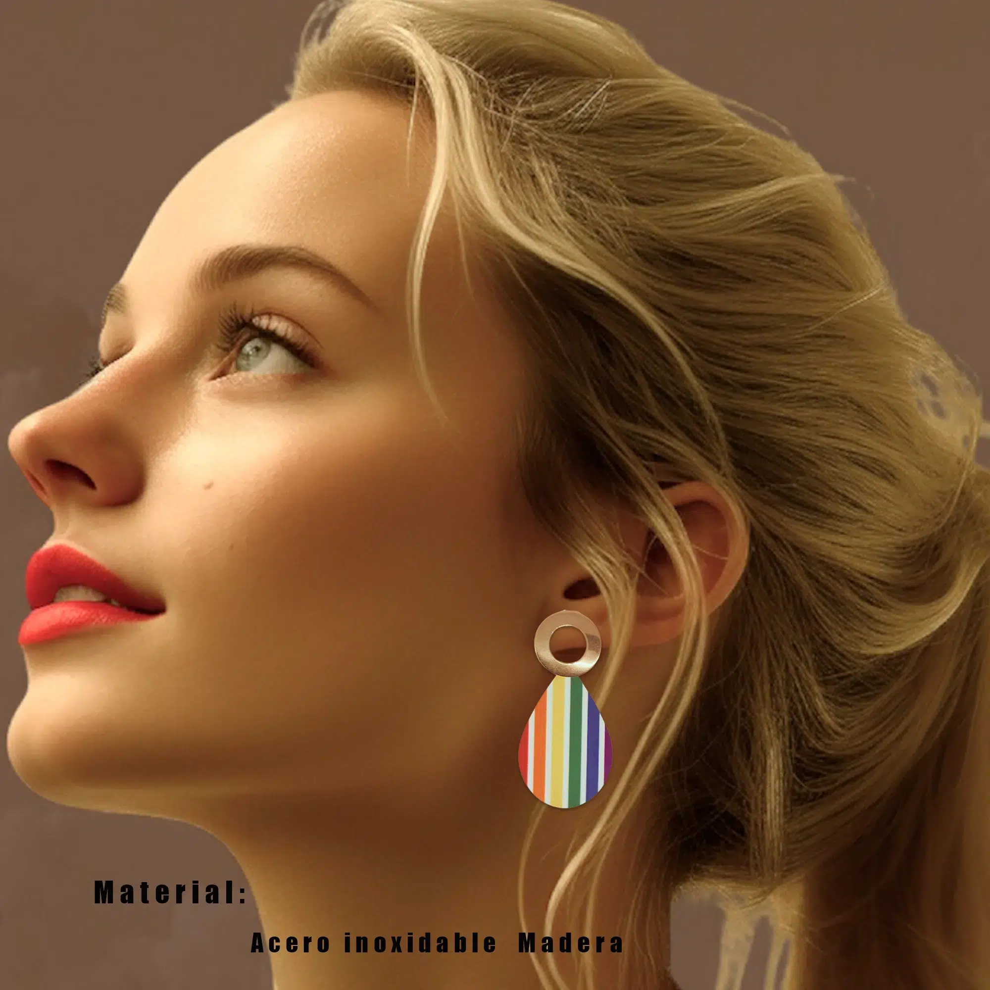 pendientes originales Multicolor 01