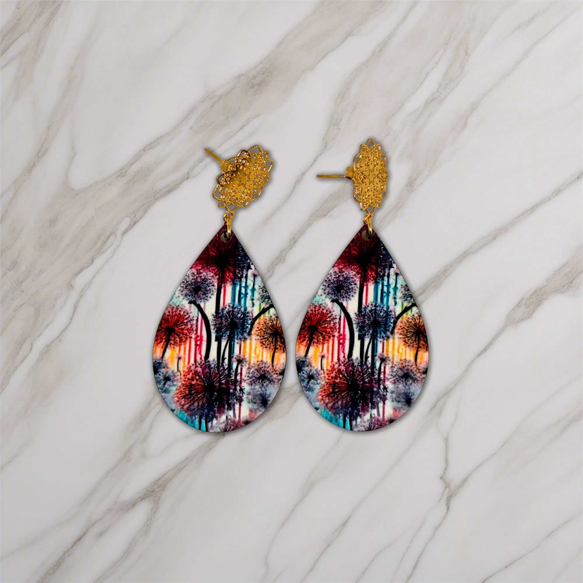 pendientes originales Dandelions n