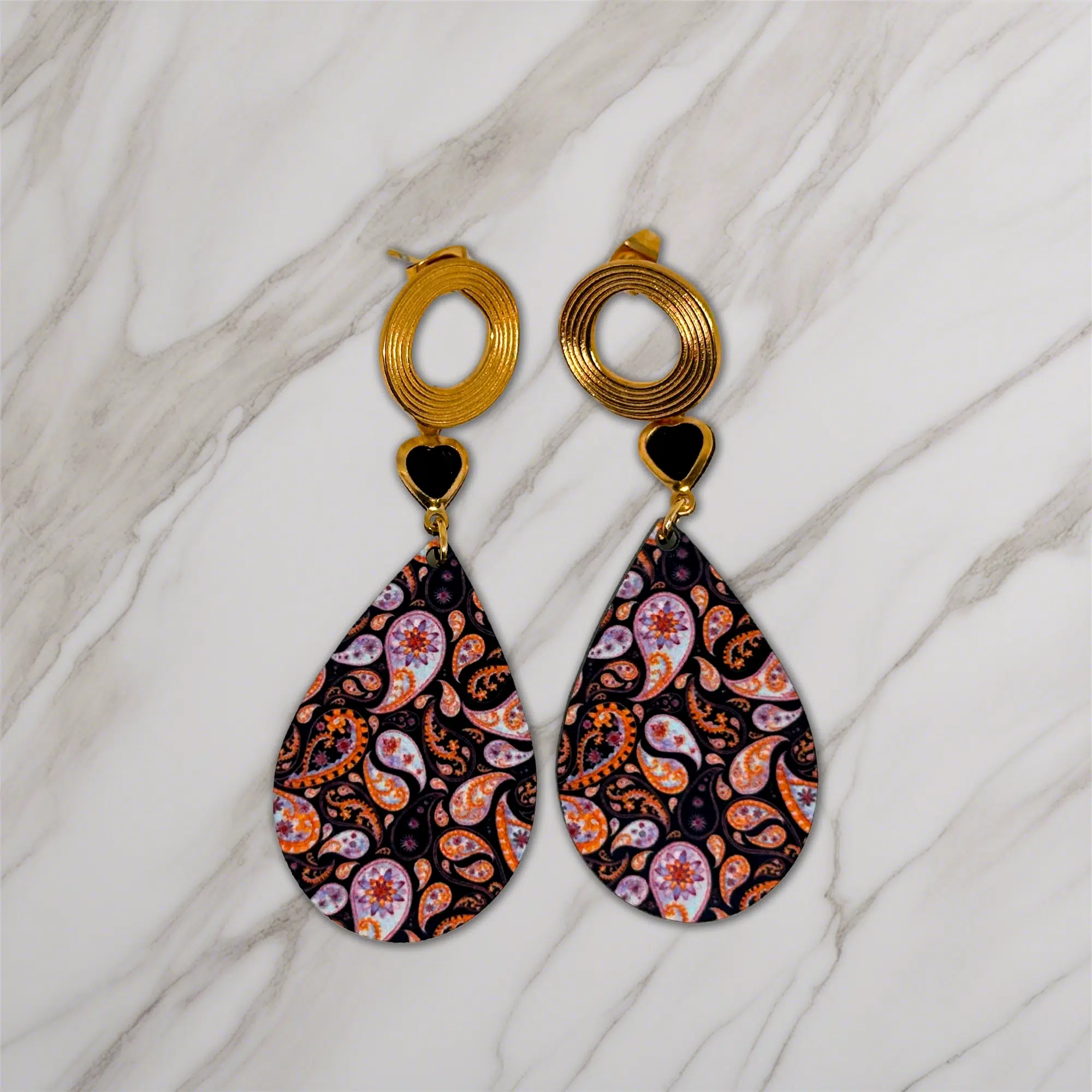 pendientes originales Mar de violeta n