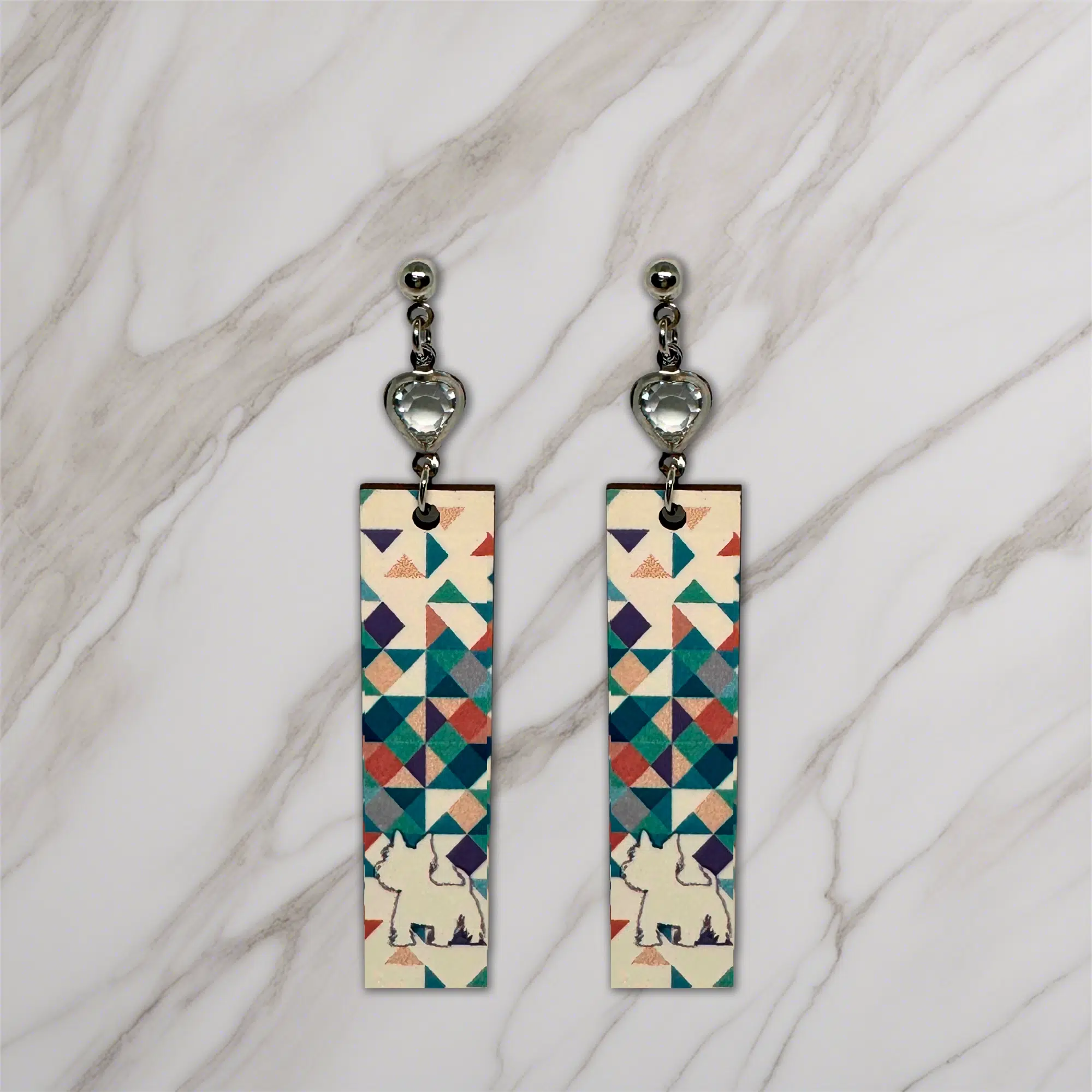 pendientes originales Westie r 01