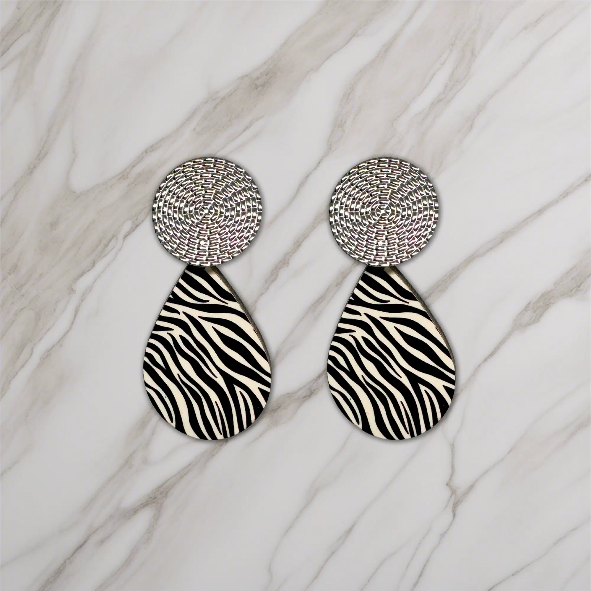 pendientes originales Zèbre n