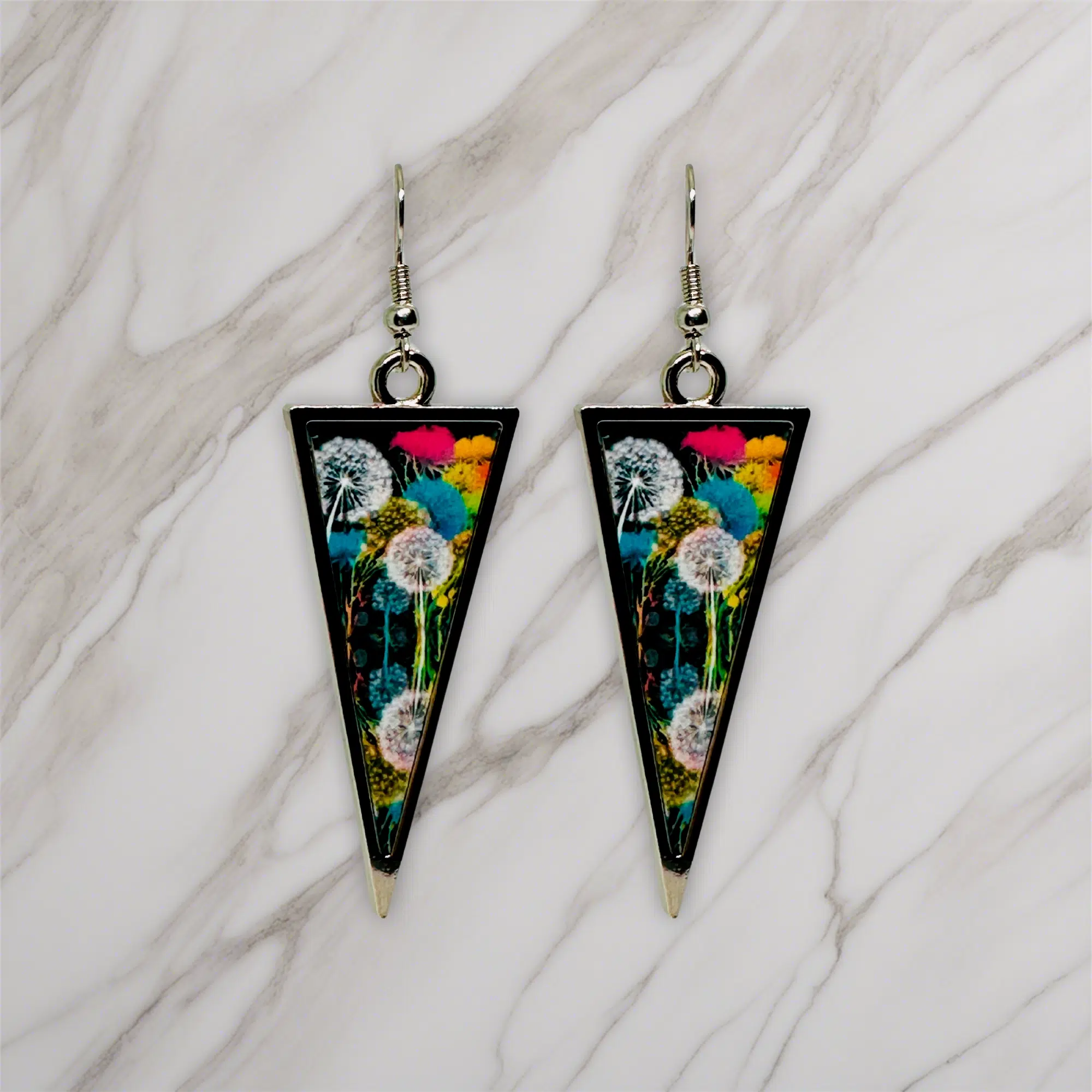 pendientes originales Dandelions 02