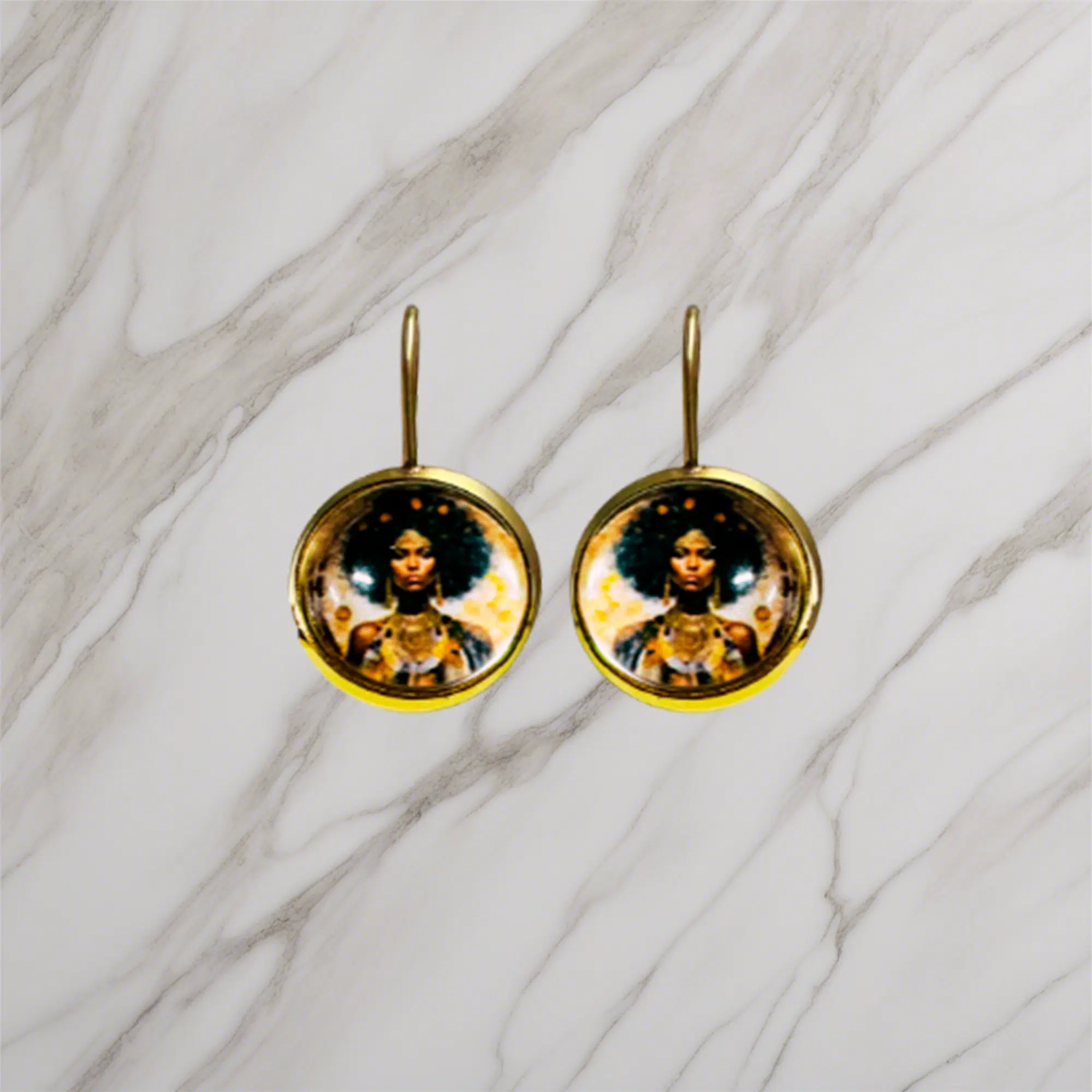 pendientes originales African woman r