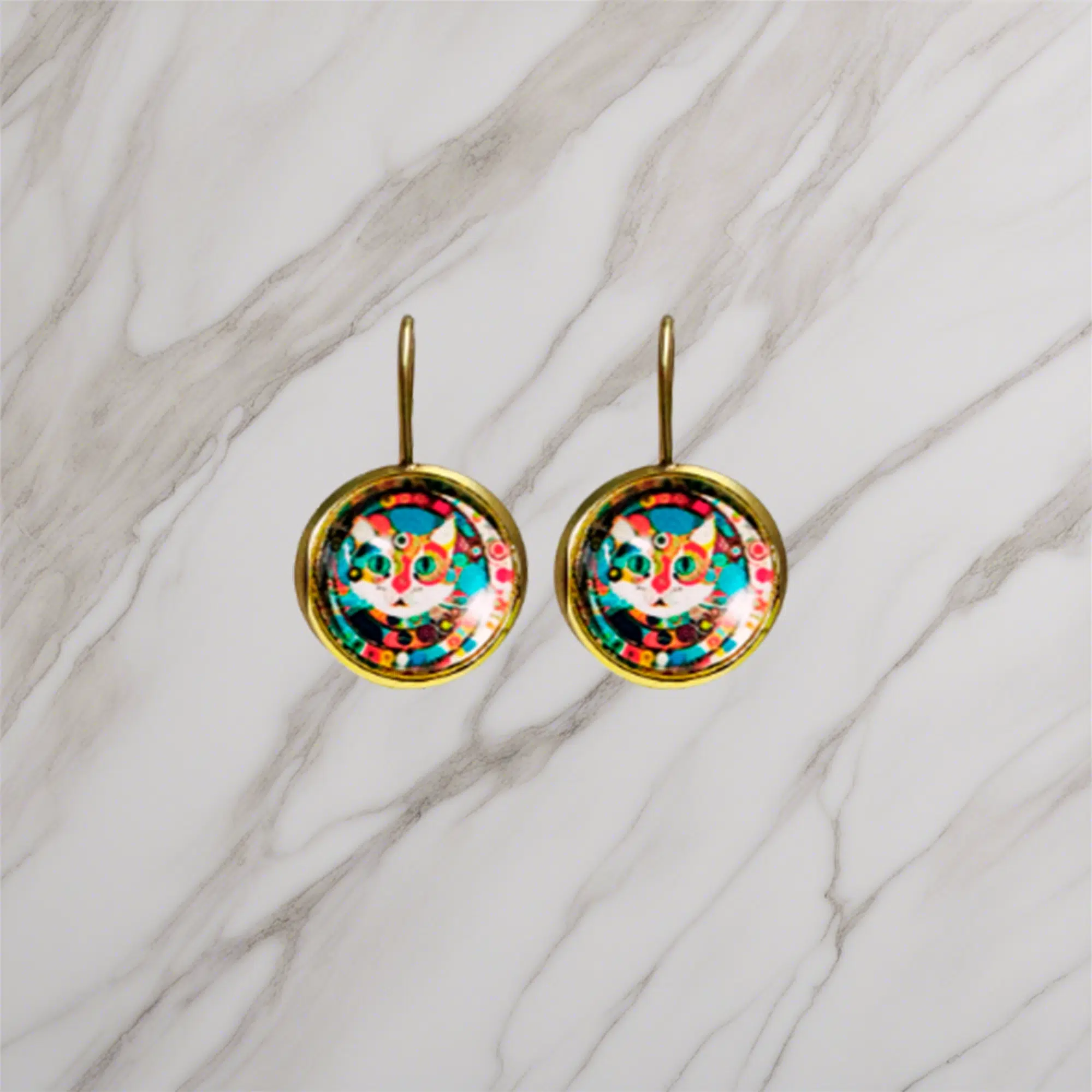 pendientes originales Gato Desigual r